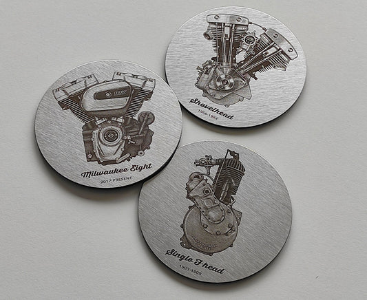 Sous-verres acier inoxydable